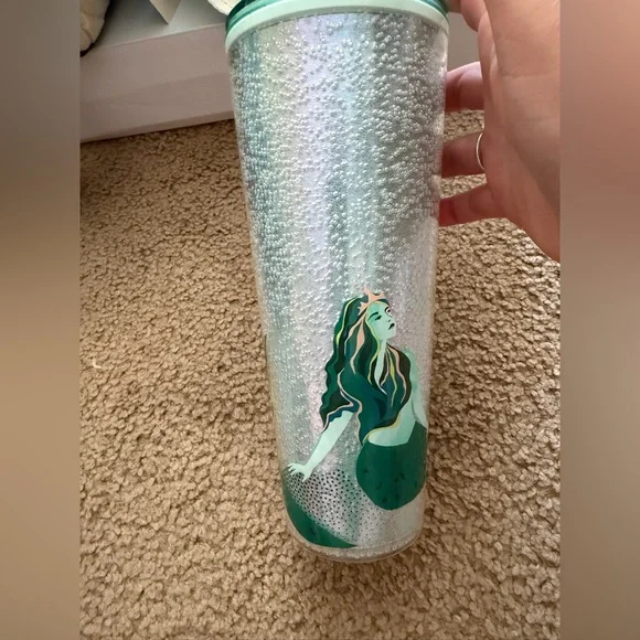 Starbucks Iridescent Light Green Sparkle Tumbler - Picture 1 of 4